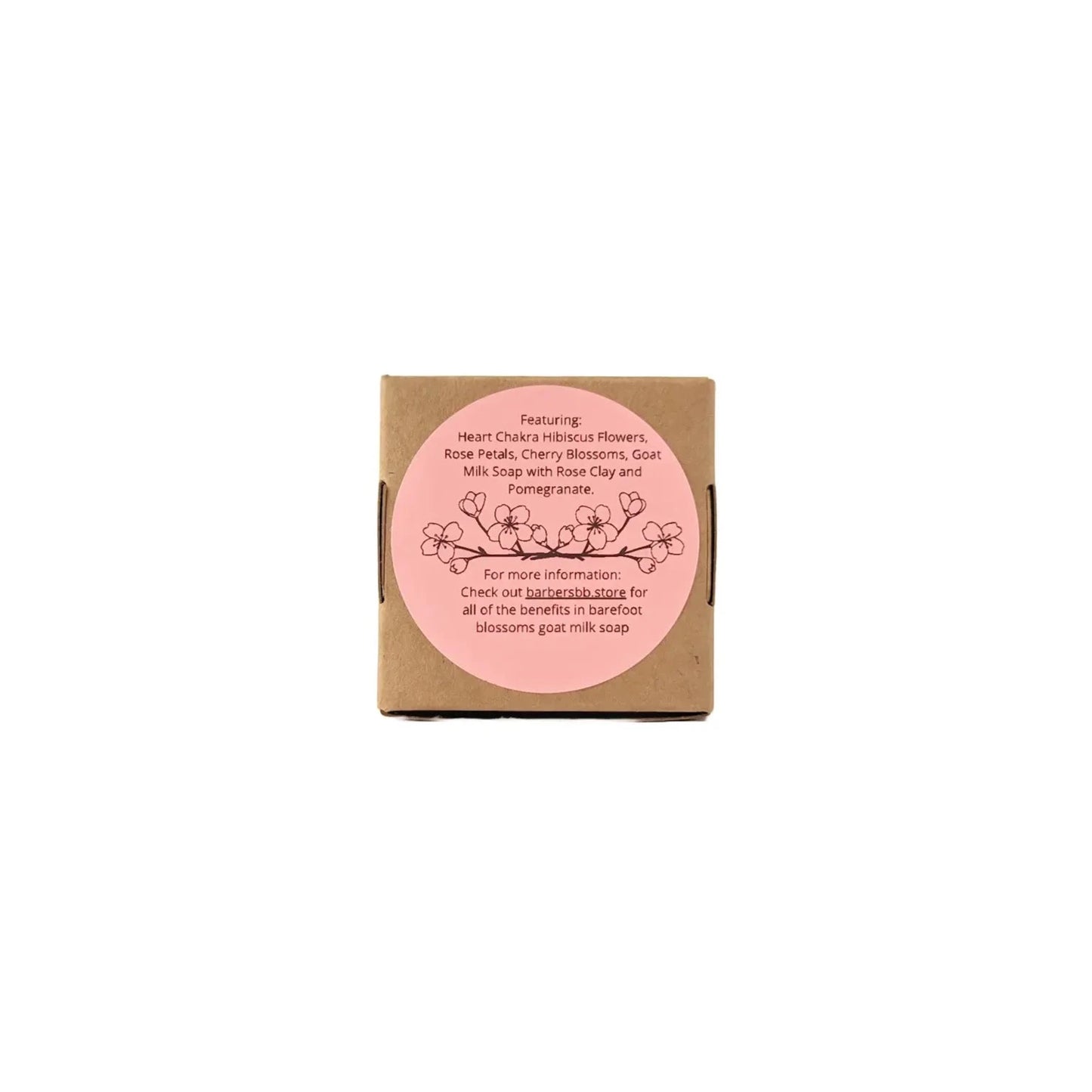 Barefoot Blossoms Goat Milk Soap Slice 1.3oz - SPRING Limited Edition
